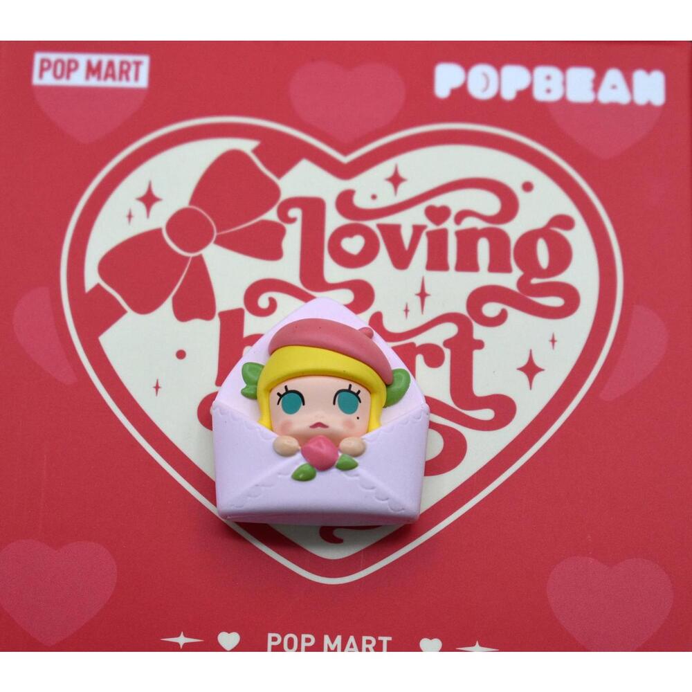 Pop Mart Pop Bean Loving Heart Molly Envelope For Charms (A7)